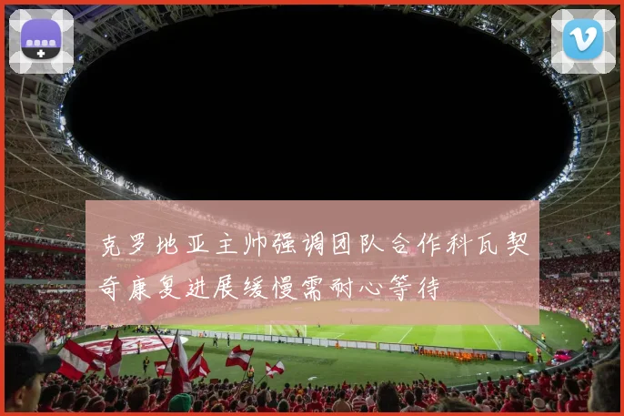 克罗地亚主帅强调团队合作科瓦契奇康复进展缓慢需耐心等待