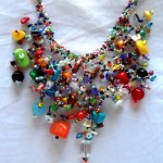 Handmade Guatemalan Glass Bead Necklace